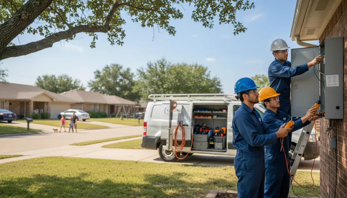 Certified electrician providing emergency electrical services in Lake Mills, WI